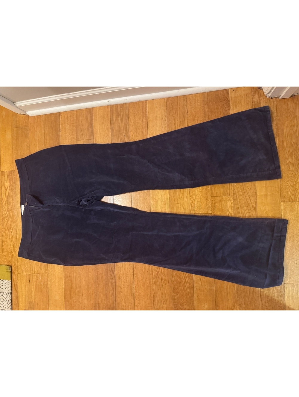 True craft navy corduroy high rise flare pants size 14W